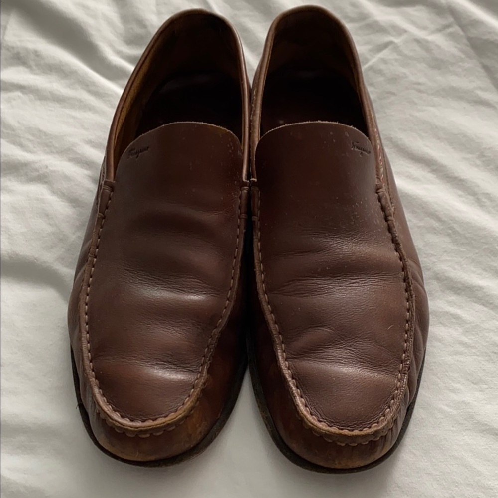 Salvatore Ferragamo Leather Slip In’s